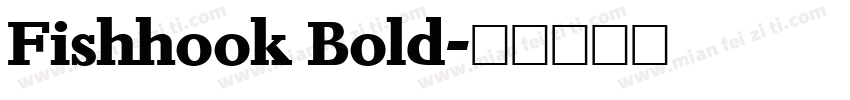 Fishhook Bold字体转换
